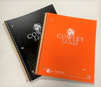 Roaring Springs Cowley College Spiral 3 Subject Notebook