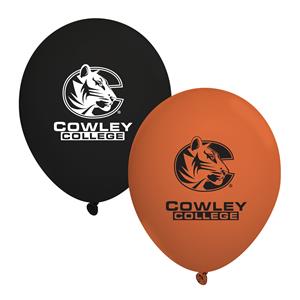 Spirit Products Tiger Logo Cowley College 11" Latex 10 pack Balloons