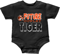 TRT Future Cowley Tiger Infant Black Onesie