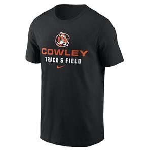 NIke Black Tiger Logo Cowley Track & Field T-shirt